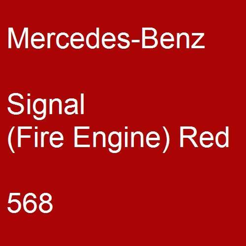 Mercedes-Benz, Signal (Fire Engine) Red, 568.